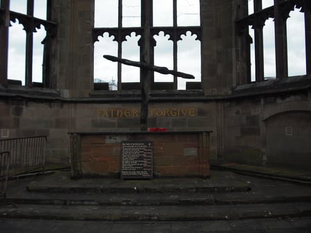 Cross of Nails,Coventry UK. - cities, countrys, places