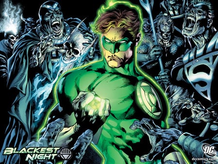 Blackest Night #2 - green lantern, dc comics, blackest night