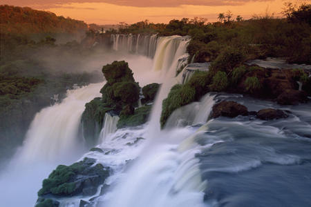 waterfalls - landscap, nature, mountain