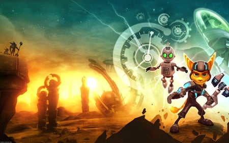 Ratchet et Clank crack in Time - ps3, video game, ratchet et clank crack in time