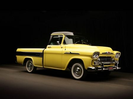 1955 Chevrolet Apache - truck, pickup, 1955, chevy