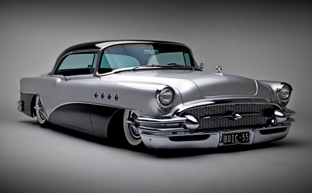 Laid Low, 1955 Buick - 1955, buick, lowered, slammed