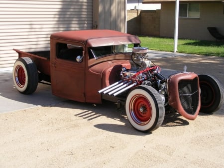 1929 Ford Rat Rod - rat rod, pickup, street rod, truck