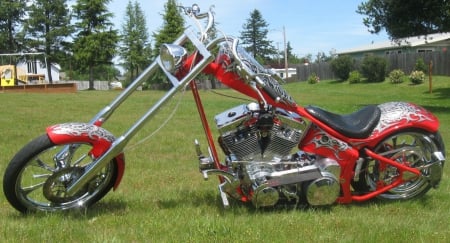 Bergeron Custom Chopper - bike, motorcycle, chopper, harley