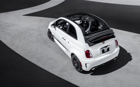 fiat abarth 500c - italian, white, fiat, abarth