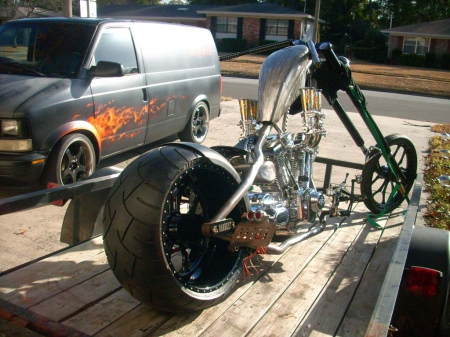 Rigid Chopper - bike, motorcycle, chopper, harley