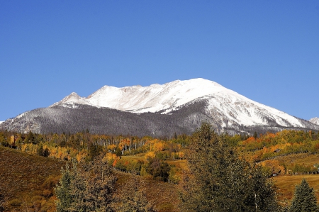 * Autumn in mountains * - fall, forest, nature, mountain, autumn