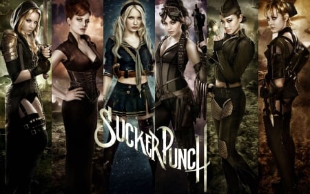 Sucker Punch - girls, hot, fantasy, guns, weird, sucker punch