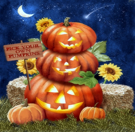 â˜…Pick Your Ownâ˜… - fun, autumn, lovely, creative pre-made, halloween, pumpkins, harvest time, love four seasons, holidays, pretty, paintings, colors, cute, fall season