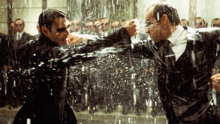 NEO VS AGENT SMITH - action, revolutions, neo vs agent smith, matrix