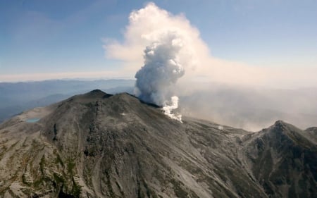 Mount Ontake Volcano, Japan - nature, volcano, mountain, japan