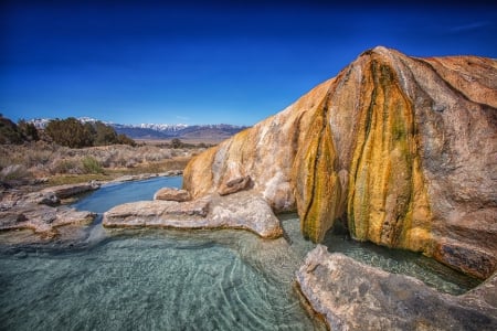 * - sky, lake, mountains, nature