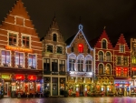 Bruges, Belgium at Night