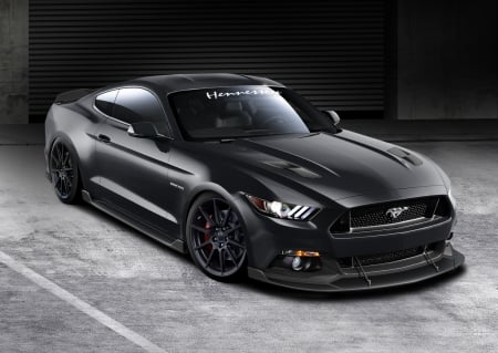 Hennessey Mustang GT - ford, 2015, mustang, black