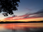 Autumn Sunset, Maine