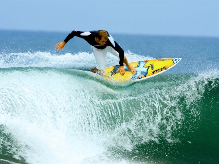 surfing - board, wave, sky, surfing