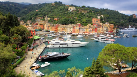 Portofino, Italy - architecture, cityscape, portofino, italy