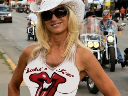 City Cowgirl - women, style, fun, girls, female, men, fashion, hats, cowgirls, outdoors, motorcycles