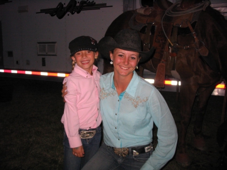 Cowgirls - hat, cowgirls, belts, horse