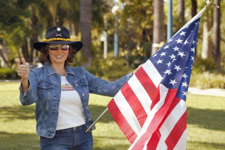 Support Your Veterans! - women, patriot, fun, female, America, military, Raquel Welch, girls, cowgirls, flags, famous, westerns