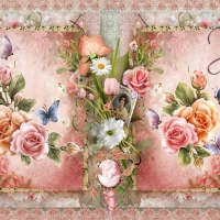 Vintage Flower Art