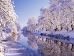 river bann in winter