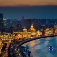 Shanghai Cityscape at Night