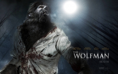 the wolfman - werewolf, movie, horror, wolfman