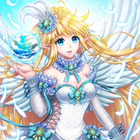 Angel Globe - blond hair, maiden, beautiful, blonde, hot, sublime, anime girl, girl, wings, white, blond, blonde hair, lady, gorgeous, feather, pretty, wing, beauty, sweet, anime, dress, long hair, divine, angelic, nice, lovely, sexy, female, angel