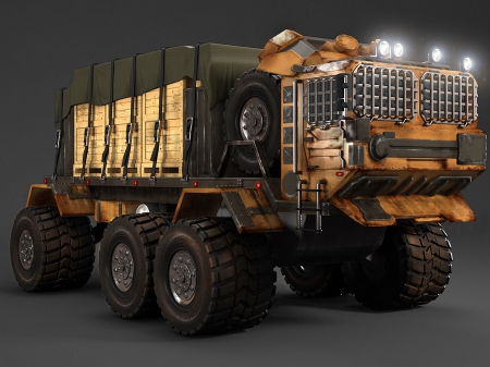 Sci Fi Vehicle - sci fi, vehicle, auto, truck