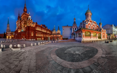 Red Square in Moscow - architecture, moscow, buildings, red square in moscow