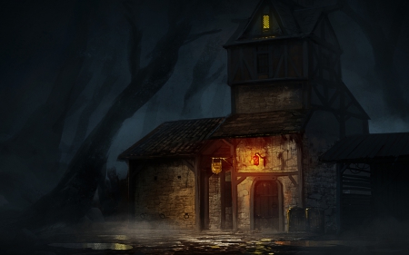 Dark House - sinister houses, houses, scary houses, architecture, haunted houses, dark houses