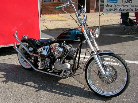 Old Skool - harley, old skool, bike, motorcycle
