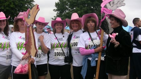 Cowgirls For A Cure - hats, boots, cowgirls, cure