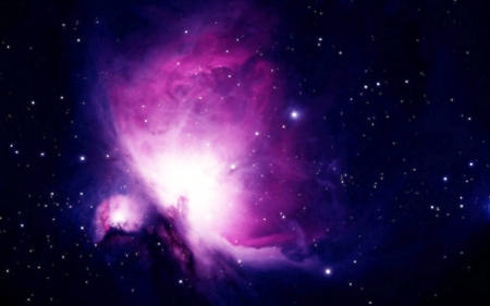 Pink nebula - stellar, rays, gas, remains, dust