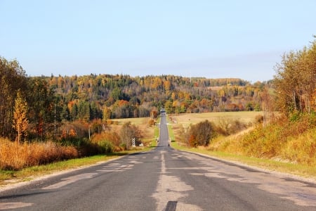 Abava valley by autumn - nature, fields, autumn, other