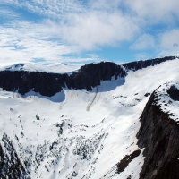 Mountain Glacier Plane
