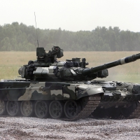 Russian T90 heavy tank