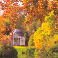 Stourhead Gardens, the Pantheon