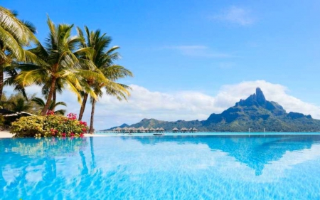 Beautiful Scenery - beach, sky, nature, mountain