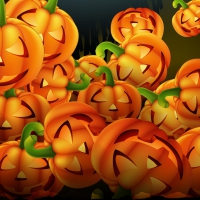 Lotsa Smiling Pumpkins