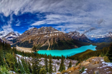 ✿⊱•╮╭•⊰✿ - montains, forest, nature, mountain