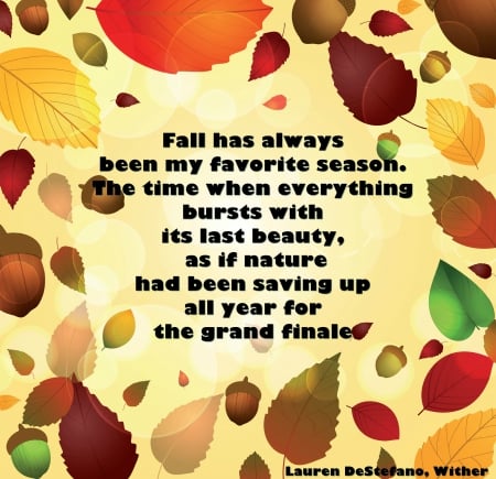 Grand finale - finale, fall, grand, autumn, quote