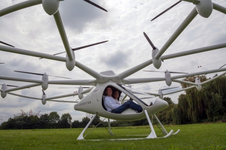 The Volocopter - electrical, vtol, volocopter, props