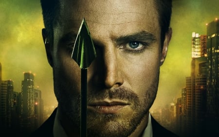 Stephen Amell as Oliver - stephen amell, man, tv series, oliver, actor, arrow