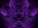 Purple Flower Abstract