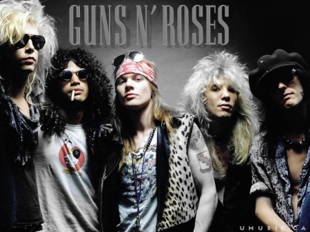 guns n roses - band, roses, music, guns