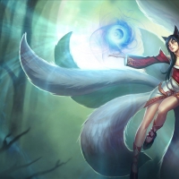 Riot Official Ahri Classic Splash Art