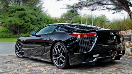 Super Lexus - sports, black, fast, car, lexus