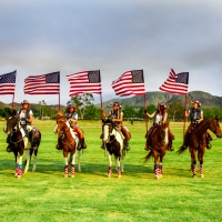 Patriotic Cowgirls